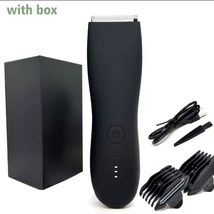 Men&#39;s Waterproof Body Hair Trimmer with Replaceable Ceramic Blade - $5.00