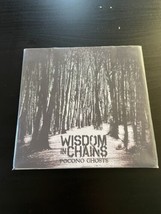 Wisdom In Chains Pocono Ghosts 7&quot;  Red vinyl record Reaper Records Hardcore - $24.66