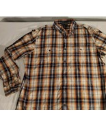 Banana Republic Long Sleeve Multi Color Button Down XL 17-17.5 Dress Shirt - $31.76 CAD