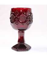 VINTAGE Goblet Avon 1876 Cape Cod Glass Rich Ruby Red 4.5”  Water Wine G... - €9,08 EUR