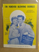 Sheet Music I’m Forever Blowing Bubbles by Jaan Kenbrovin and John Kellette - £7.92 GBP