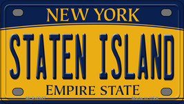 Staten Island New York Novelty Mini Metal License Plate Tag - $14.95