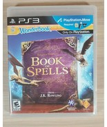 PS3 Playstation 3 Wonderbook Book Of Spells Game No Manual Works - $9.46