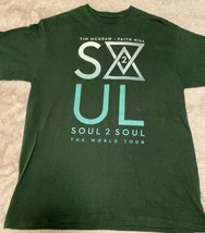 Tim Mcgraw Faith Hill Soul To Soul Tour Shirt 2017 Size Large - £13.23 GBP