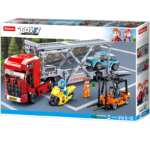 Modern Car Transporter Building Brick Brands (542 pcs) - $65.36