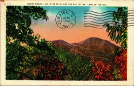 Mount Pisgah and The Rat North Carolina NC Linen Postcard S22 - £3.08 GBP