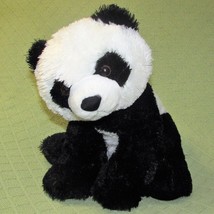 Aurora 12&quot; Panda Bear Sitting Plush Stuffed Animal Baby Black White Soft Cuddly - £15.82 GBP