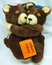 VINTAGE Dakin 1977 Hugging TEDDY BEAR Nature Babies Plush STUFFED ANIMAL... - £51.56 GBP