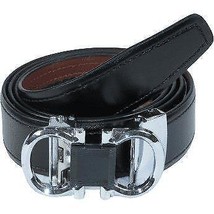 Mens VALENTINI Leather Belt Automatic Adjustable Removable Buckle V506S ... - $29.99