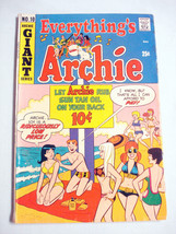 Everything&#39;s Archie #10 Giant Good 1970 Archie Comics Bikini Beach Scene... - $7.99