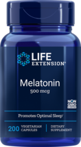 Life Extension MELATONIN 500mcg 200 VegCaps - $13.37