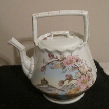 Antique BSM SCHWALB BROTHERS Porcelain TEA / COFFEE POT SQUARE Handle  - $86.97