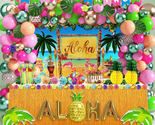 Hawaiian Luau Party Decorations Tropical Luau Theme Aloha Party Pack 171... - $38.44