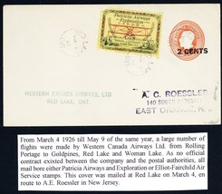 Canada CL13, Red Lake to East Orange NJ USA RET $225 - Stuart Katz - £47.85 GBP