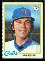 Vintage 1978 Topps Baseball Trading Card #501 Dave Roberts Chicago Cubs - £6.70 GBP