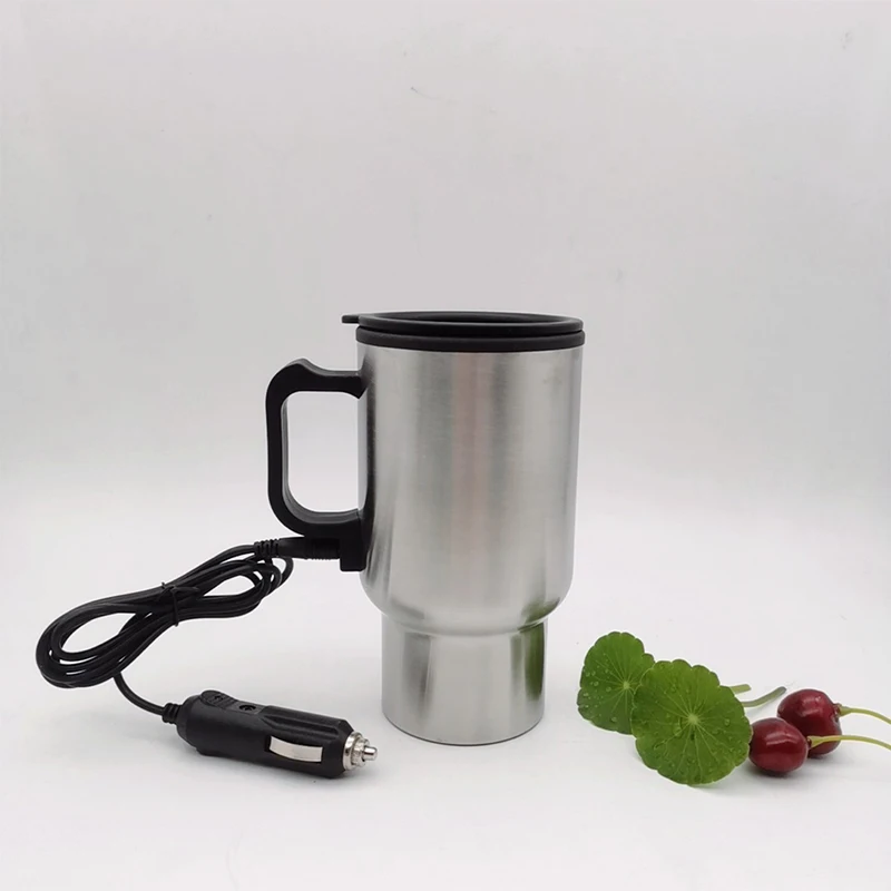 Only 65˚ C Car Heating Cups Kettle Boiling 12V Electric Thermos Water Heater - £16.61 GBP