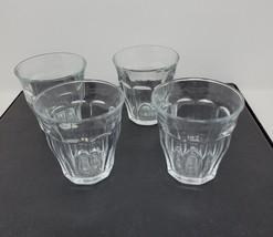 Duralex Picardie Clear Glass 4 Glasses Made in France 6 oz. Cocktail Juice - £11.98 GBP
