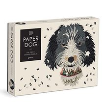 Galison Paper Dogs 750 Piece Shaped Puzzle - Soulful Dog Jigsaw Puzzle for Adult - £12.74 GBP