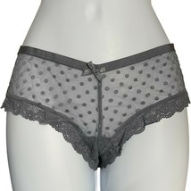 Victoria’s Secret Very Sexy Cheeky Lace Gray Panties Medium M panty - $10.99