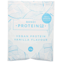 Bondi Protein Co Vegan Blend Vanilla Single Serve Sachet 40g - $66.07