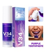 V34 Pro Teeth Whitening Toothpaste Plaque &amp; Stain Remover for Enamel &amp; O... - $242.25 MXN+