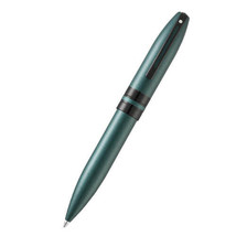 Sheaffer Icon Ballpoint Pen w/ Glossy Black PVD Trim - Metallic Geen - £62.15 GBP