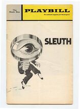 Sleuth Playbill The Music Box New York 1971 Anthony Quayle Keith Baxter  - $11.88