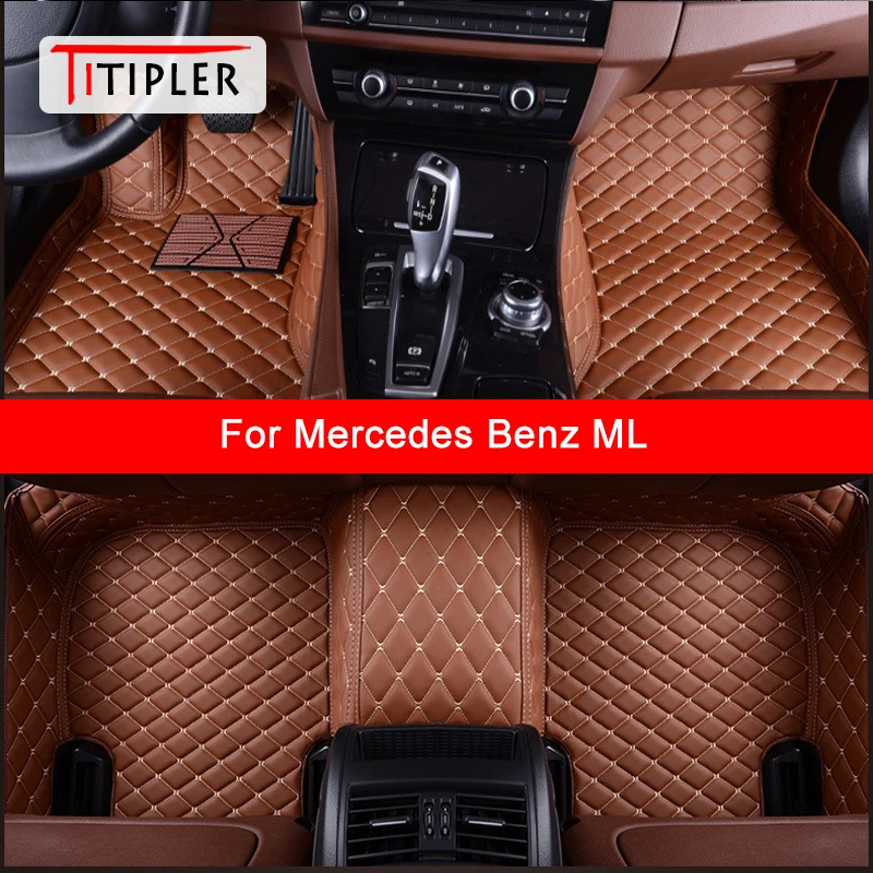 TITIPLER Custom Car Floor Mats For Mercedes Benz ML W164 W166 Auto Acces... - £63.45 GBP