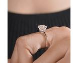 1.75 CT IGI Certified Cushion Cut Lab Grown Diamond Anniversary Ring - $875.00