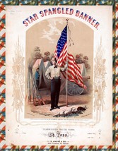 Decor Poster.Wall room design.Vintage home interior.Star Spangled Banner.12466 - £13.78 GBP+