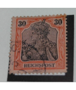 GERMANY REICH 1900 30PFG Reichspost German Antique Stamp - $14.99