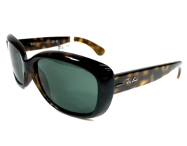 Ray-Ban Sonnenbrille RB4101 JACKIE OHH 710 Dunkelbraun Quadrat Rahmen Grün Linse - £95.41 GBP