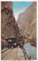 Royal Gorge Colorado CO Hanging Bridge Postcard D07 - $57.06 MXN