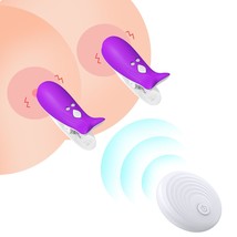 Nipple Sex Toy,Nipple Vibrators,Nipple Clitoris Clip,Cordless Remote Control,Wom - £23.59 GBP