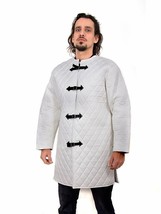 Mittelalterlich Gambeson Dick Gefütterte Jacke Kostüme Kleid Mantel Armor Für - £56.51 GBP+