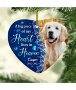 A Big Piece of My Heart Lives In Heaven, Custom Photo, Personalized Orna... - $15.03 CAD