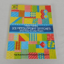101 Needlepoint Stitches and How to Use Them Book Hope Hanley Paperback Vintage - £4.75 GBP