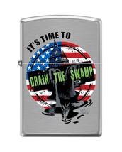 2018 Time To Drain The Swamp Trump Zippo Lighter - $23.70