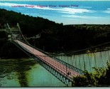 Lewiston Pont Niagara Rivière Chutes New York Ny Unp DB Carte Postale H10 - £2.43 GBP