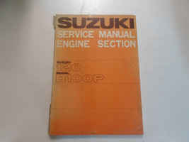 1976 Suzuki 120 B100P Service Manual Engine Selection SPINE DAMAGE OEM 76 - $29.86