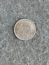 1988 Greece 10 Apaxme Currency Coin Used - £6.32 GBP