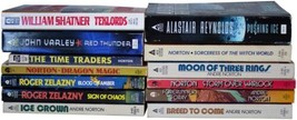 Lot Of 13 Ace &amp; Avon Vtg SCI-FI Books Andre Norton Roger Zelazny William Shatner - £40.69 GBP