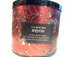 Vampire Blood W/BLACK Bath &amp; Body Works 1 Wick Candle 8 OZ/227 G Brand New - $35.10