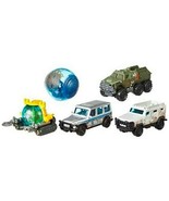 Matchbox Jurassic World BATTLE DAMAGE Island Transport Team Die-cast Car... - £13.68 GBP