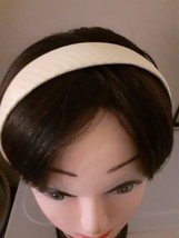 Ladies  Yellow/White Slide On Hairband  Hair Accessory  - $2.54