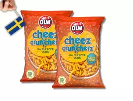 2 Bags OLW Cheez Cruncherz Cheesy, Crunchy Snacks, 225g (7.93oz) - $18.68