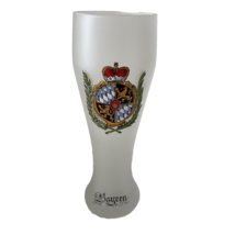 Pilsner Glass Beer Bayern Bavaria Coat Of Arms Bockling Crest Germany Vi... - £15.97 GBP