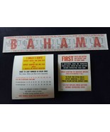 Antique Vintage 1960&#39;s Bally Bahama Beach Bingo Pinball Score Cards  - $26.97 CAD