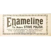 Prescott Enameline Stove Polish 1897 Advertisement Victorian Cleaning ADBN1A12 - £11.26 GBP