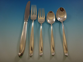 Silver Sculpture by Reed and Barton Sterling Silver Flatware Set 8 Servi... - $2,470.05